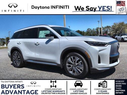 Radiant White 2026 INFINITI QX60 Luxe
