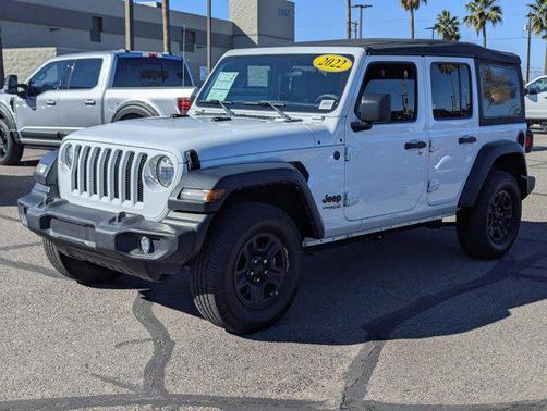 Bright White Clearcoat 2022 Jeep Wrangler Unlimited SPORT