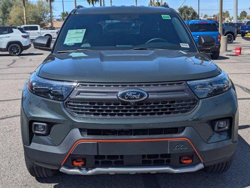 FORGED GREEN METALLIC 2022 Ford Explorer TIMBERLINE