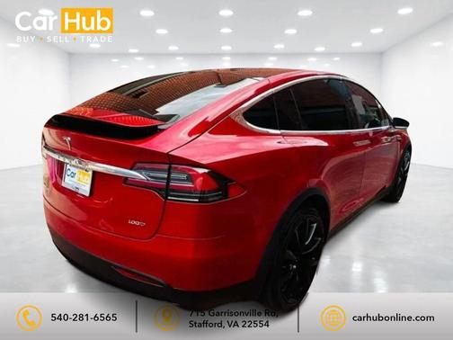 Red Multi-Coat 2018 Tesla Model X 100D