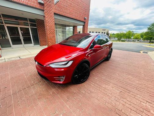Red Multi-Coat 2018 Tesla Model X 100D