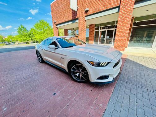 Wimbledon White 2015 Ford Mustang GT 50 Years Limited Edition