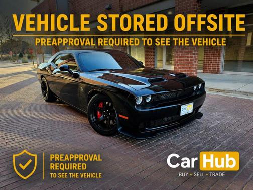 Pitch Black Clearcoat 2021 Dodge Challenger SRT Hellcat