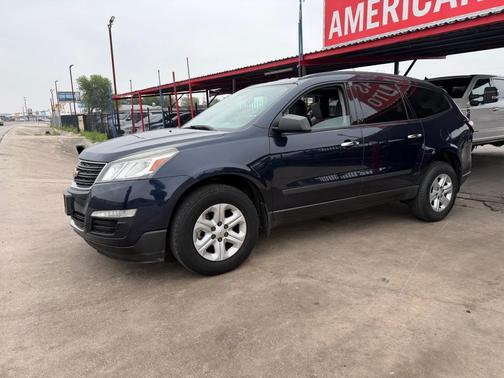 BLUE 2015 Chevrolet Traverse LS
