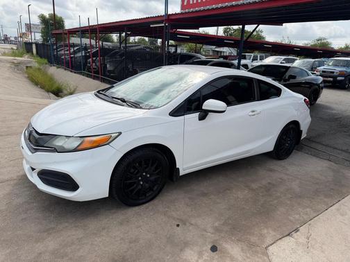 WHITE 2015 Honda Civic LX
