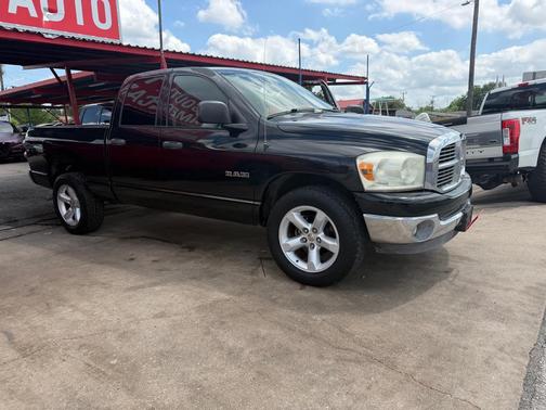 BLACK 2008 Dodge Ram 1500 SLT Quad Cab