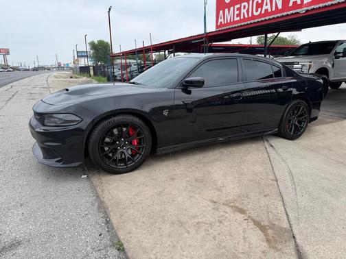 BLACK 2015 Dodge Charger SRT Hellcat