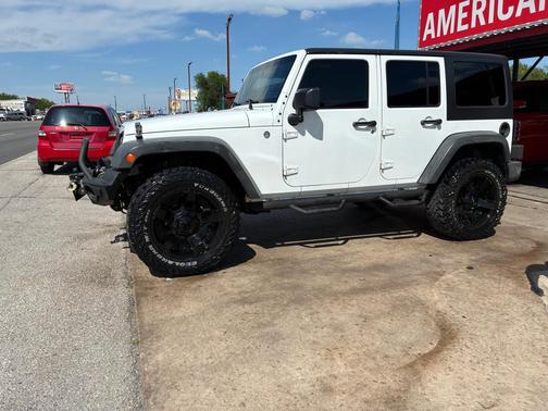 WHITE 2015 Jeep Wrangler Unlimited Sport