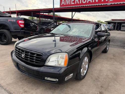 BLACK 2005 Cadillac DeVille DTS