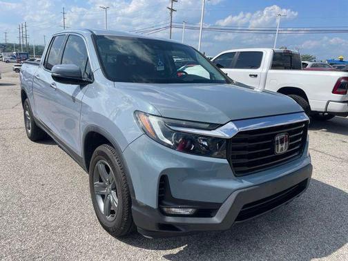 Obsidian Blue Pearl 2022 Honda Ridgeline RTL-E