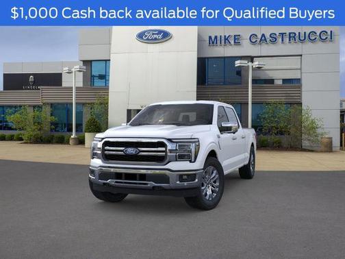 Star White Metallic Tri-Coat 2026 Ford F-150 Lariat