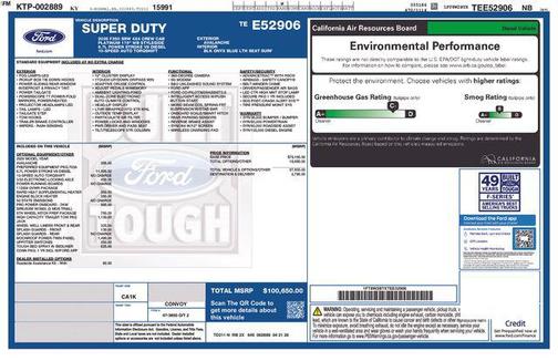Avalanche 2026 Ford F-250 Platinum