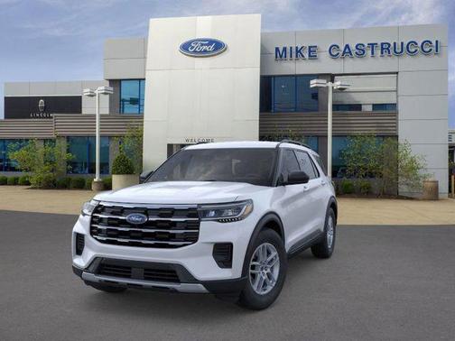 Space White Metallic 2026 Ford Explorer Active