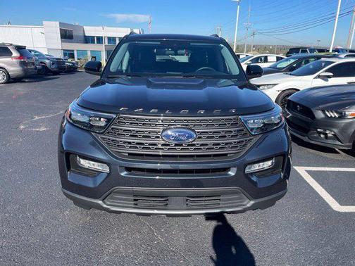 Stone Blue Metallic 2024 Ford Explorer XLT