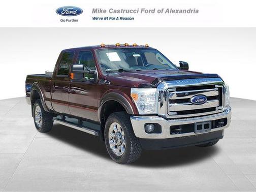 Maroon 2016 Ford F-350 Lariat