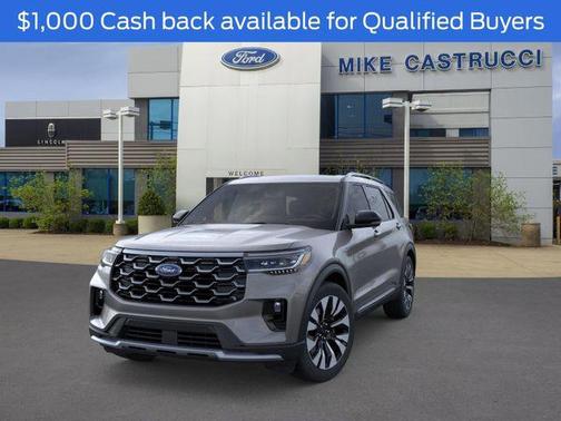 Carbonized Gray Metallic 2026 Ford Explorer Platinum