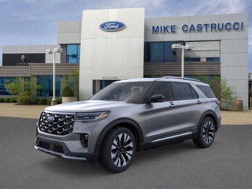 Carbonized Gray Metallic 2026 Ford Explorer Platinum