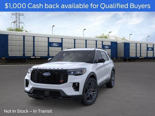 Space White Metallic 2026 Ford Explorer ST