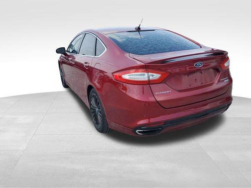 Red 2013 Ford Fusion Titanium