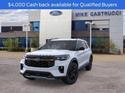 Space White Metallic 2026 Ford Explorer Tremor