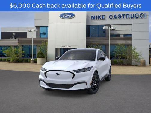 Star White Metallic Tri-Coat 2025 Ford Mustang Mach-E Premium