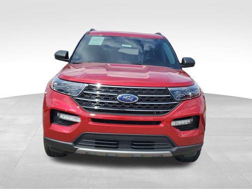 Rapid Red Metallic Tinted Clearcoat 2023 Ford Explorer XLT