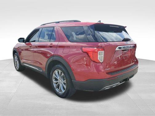Rapid Red Metallic Tinted Clearcoat 2023 Ford Explorer XLT