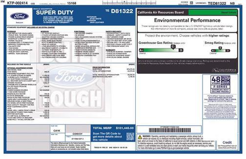 Star White Metallic Tri-Coat 2026 Ford F-250 King Ranch