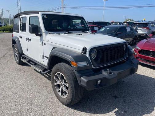 Bright White Clearcoat 2024 Jeep Wrangler Sport S