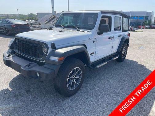 Bright White Clearcoat 2024 Jeep Wrangler Sport S