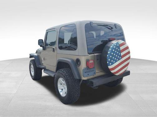 Inca Gold Pearlcoat/Black Hard Top 2003 Jeep Wrangler Sahara