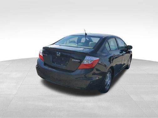 Crystal Black Pearl 2012 Honda Civic Hybrid Base