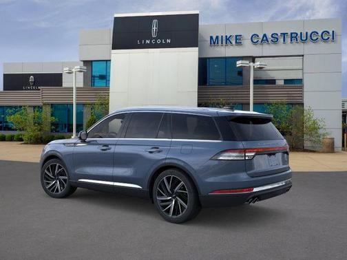 Whisper Blue Metallic Clearcoat 2026 Lincoln Aviator Reserve AWD