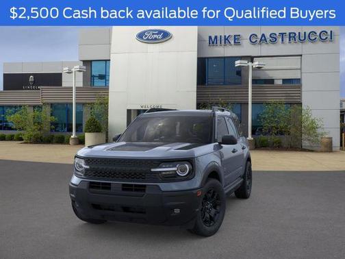 Azure Gray Metallic Tri-Coat 2025 Ford Bronco Sport Big Bend