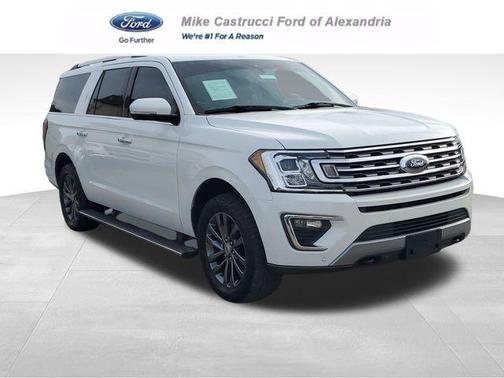 Star White Metallic Tri-Coat 2020 Ford Expedition Max Limited
