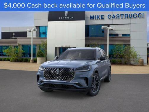 Whisper Blue Metallic Clearcoat 2026 Lincoln Aviator Reserve AWD