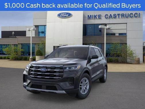 Agate Black Metallic 2026 Ford Explorer Active