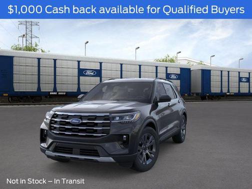 Agate Black Metallic 2026 Ford Explorer Active