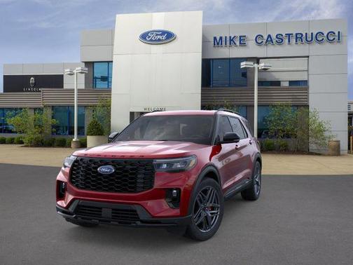 Rapid Red Metallic Tinted Clearcoat 2026 Ford Explorer ST-Line