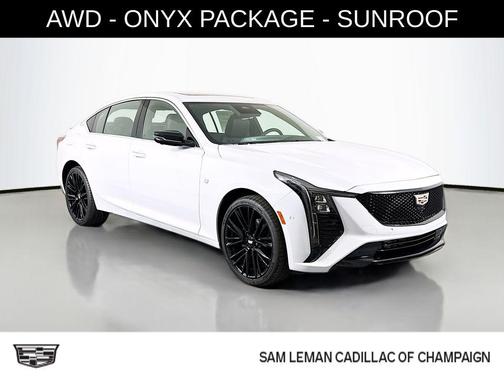 Vibrant White 2026 Cadillac CT5 Premium Luxury AWD