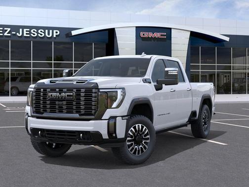 Glacier White Tricoat 2026 GMC Sierra 2500 Denali Ultimate