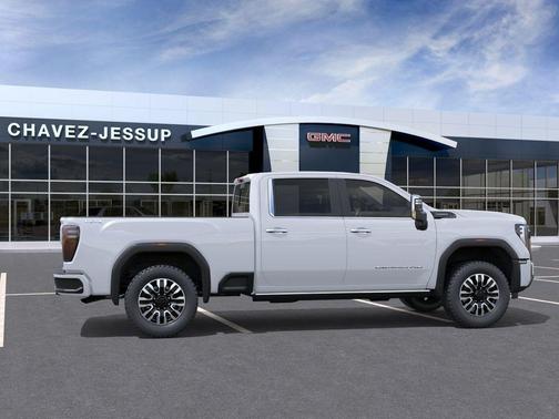 Glacier White Tricoat 2026 GMC Sierra 2500 Denali Ultimate