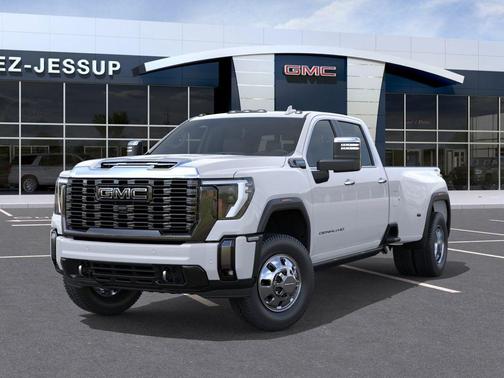 Glacier White Tricoat 2026 GMC Sierra 3500 Denali