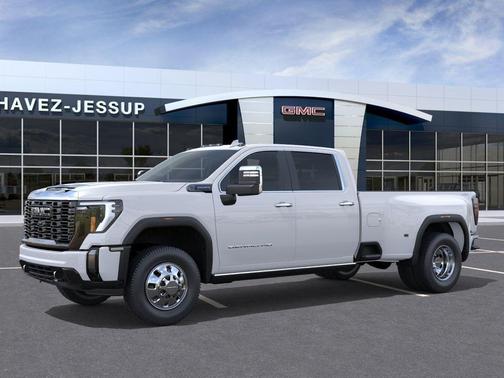 Glacier White Tricoat 2026 GMC Sierra 3500 Denali