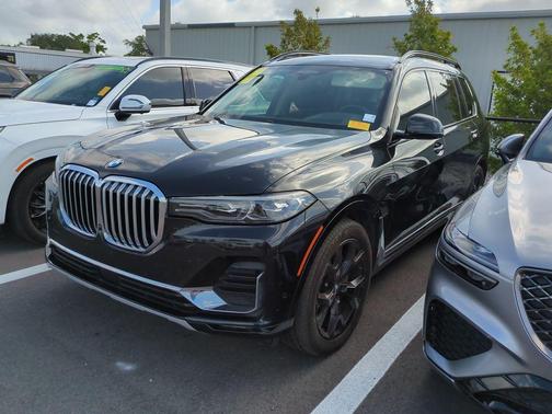 Black Sapphire Metallic 2021 BMW X7 xDrive40i