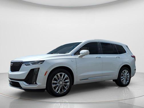 Crystal White Tri-Coat 2021 Cadillac XT6 Premium Luxury FWD