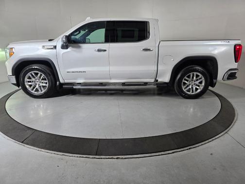 White Frost Tri-Coat 2019 GMC Sierra 1500 SLT