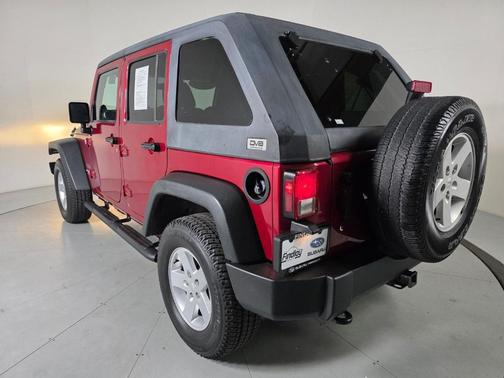Deep Cherry Red Crystal Pearl 2012 Jeep Wrangler Unlimited Sport