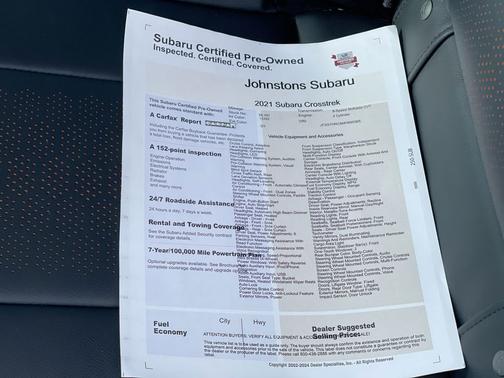 2021 Subaru Crosstrek Limited