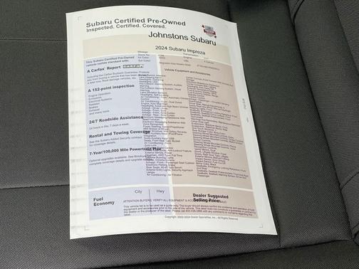 2024 Subaru Impreza Base